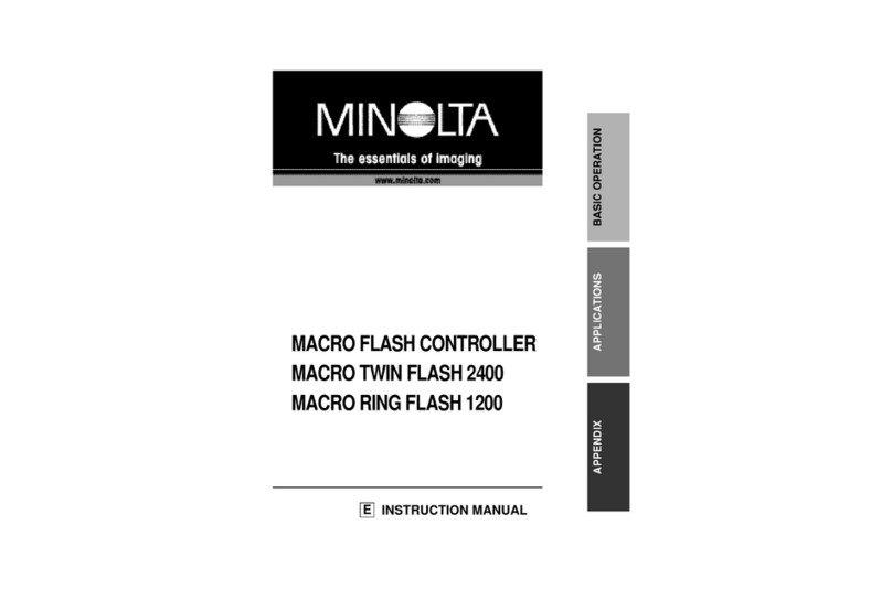 Minolta MACRO TWIN FLASH 2400 User manual Minolta MACRO TWIN FLASH 2400 User manual