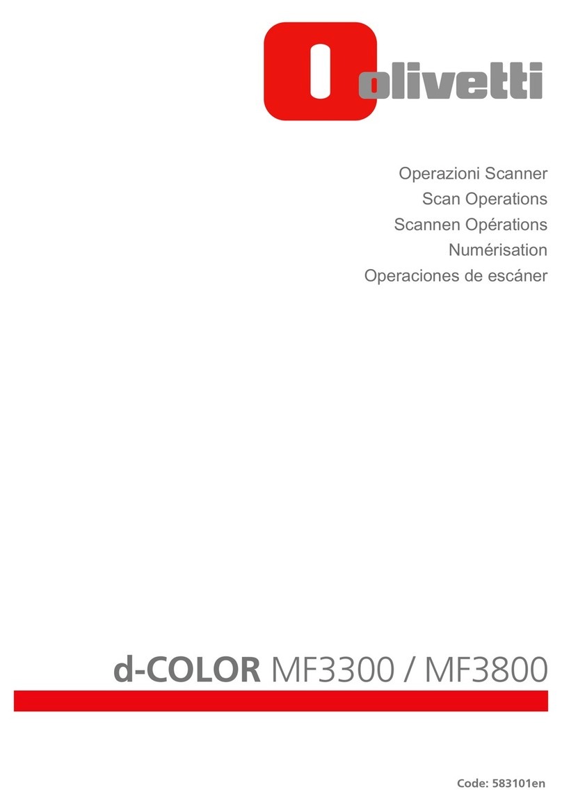 Olivetti d-COLOR MF3300 Operations