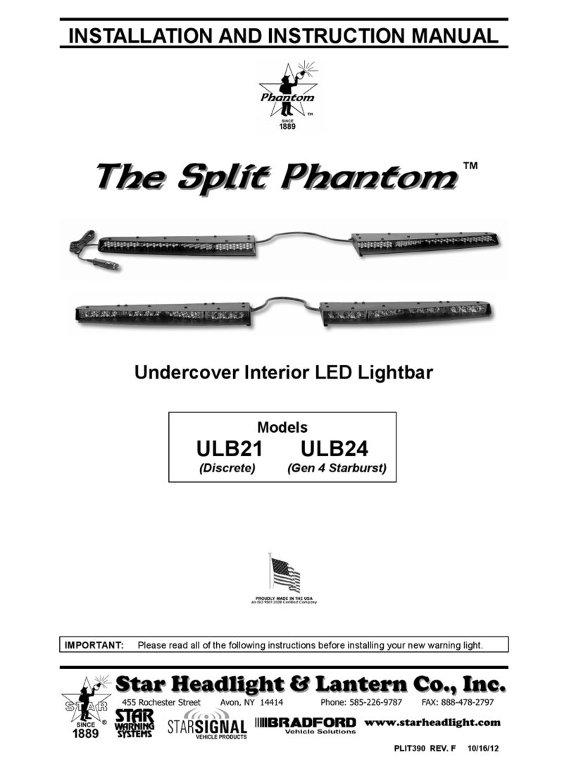 Split Phantom ULB21 Installation and instruction manual