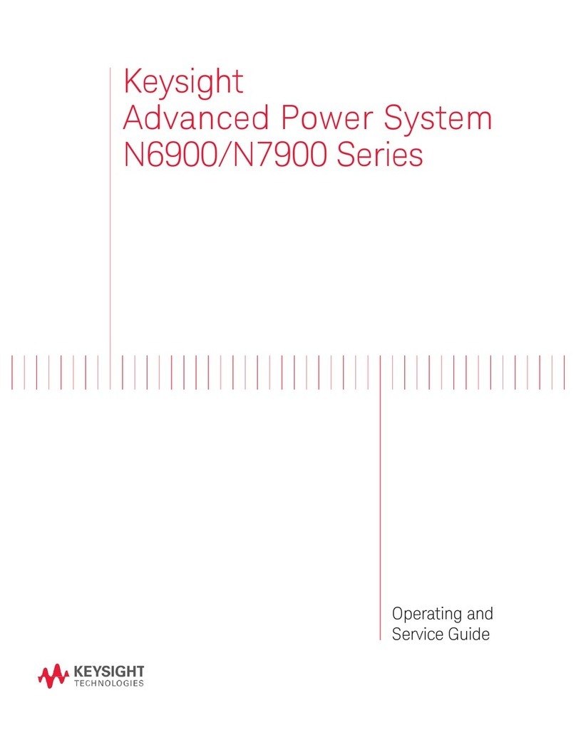 Keysight N6900 Series Operating and service guide Keysight N6900 Series Operating and service guide