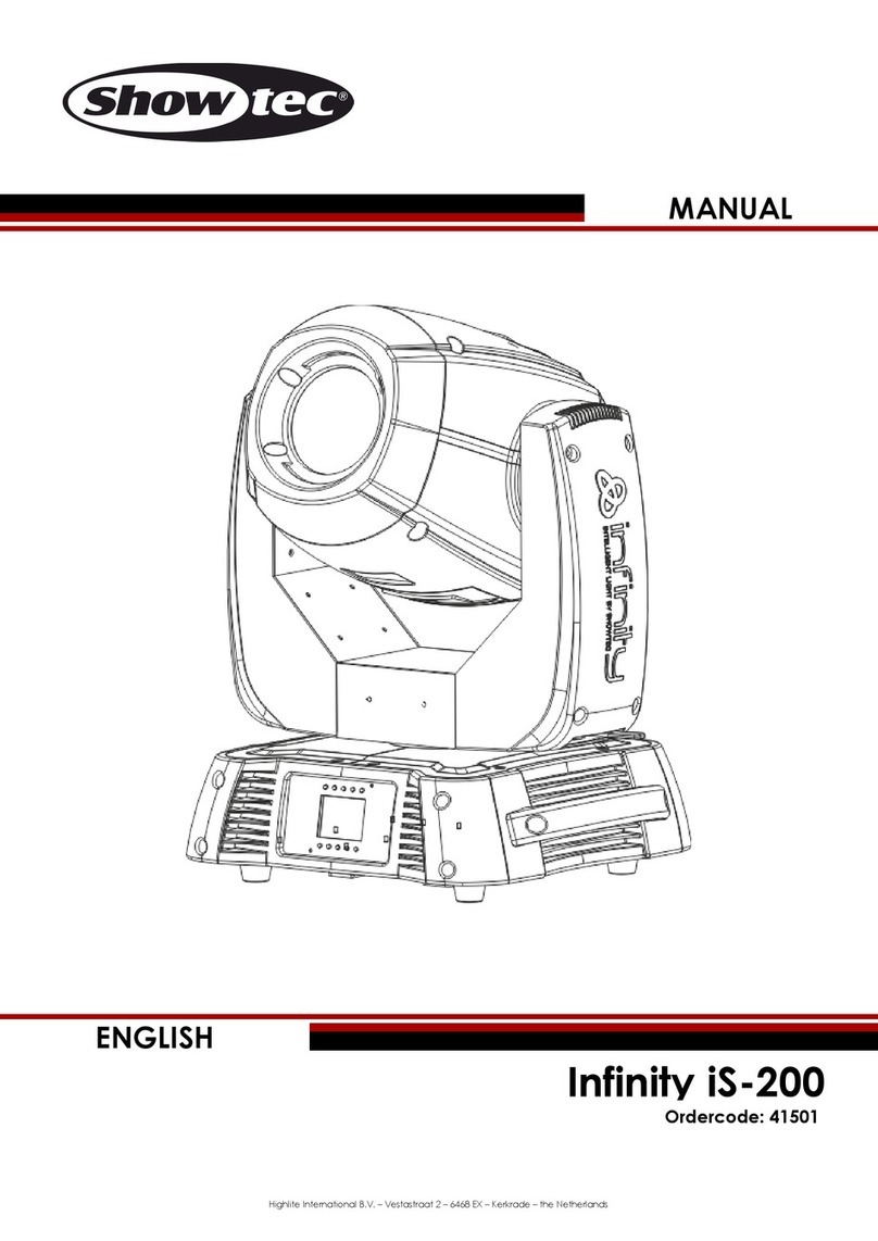 Show Tec Infinity iS-200 User manual