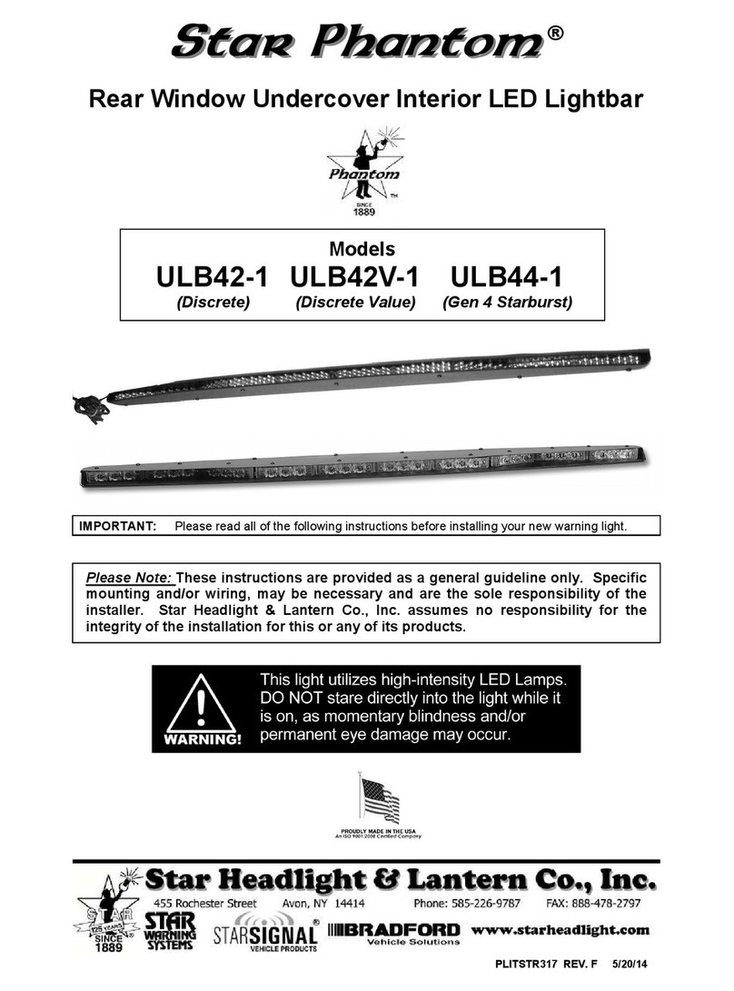 Star Phantom ULB42-1 Instructions for intallation