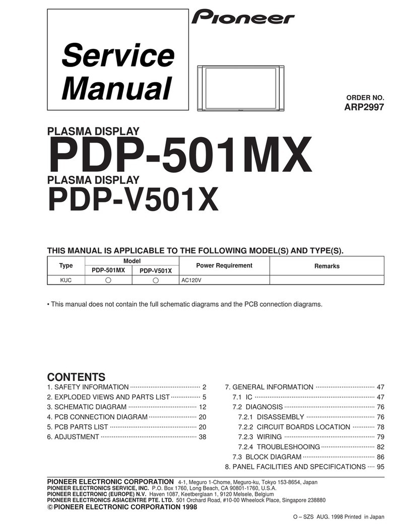 Pioneer PDP-501MX User manual