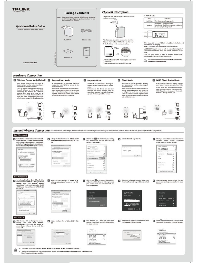 TP-Link TL-WR710N User manual