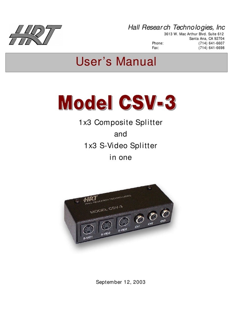 HRT CSV-3 user manual