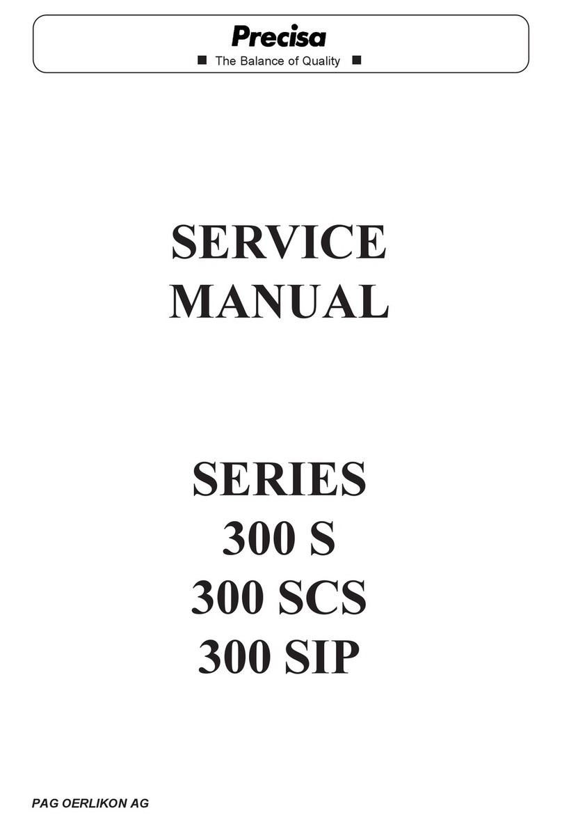 Precisa 300 SIP series User manual