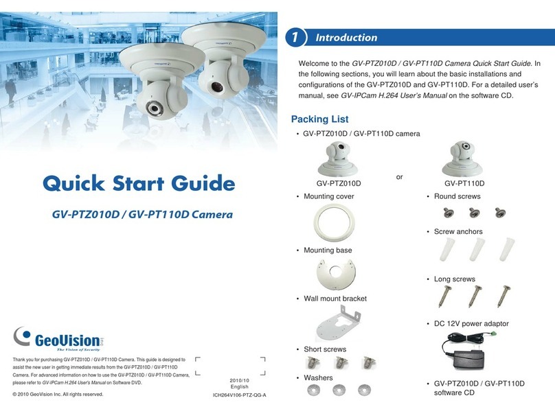 GeoVision GV-PTZ010D User manual