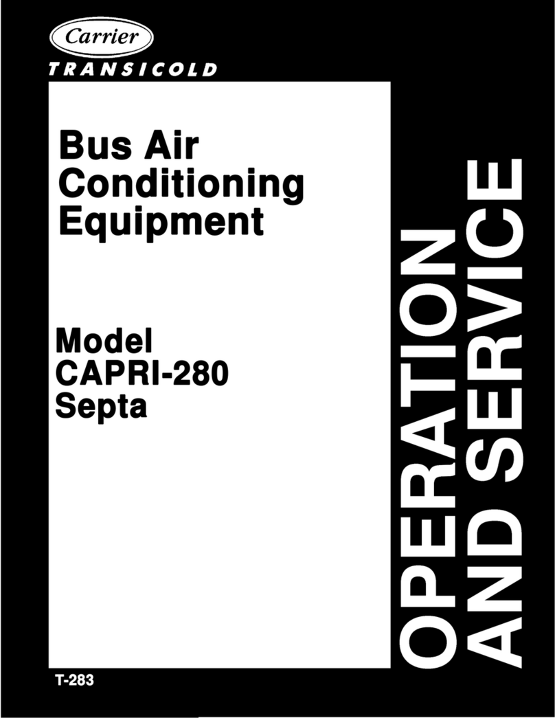 Carrier CAPRI-280 Operation manual