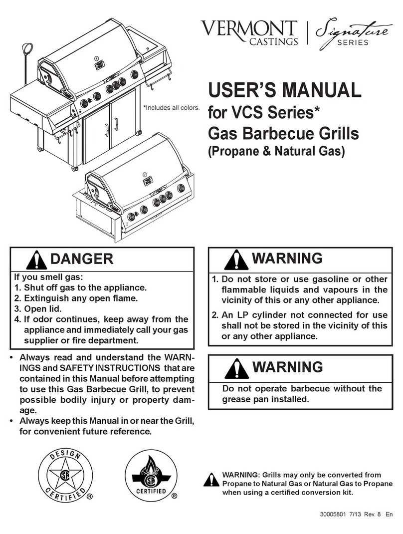 Vermont Castings VCS Series User manual Vermont Castings VCS Series User manual