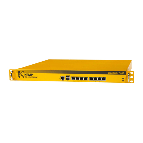 Kemp High Availability Feature description and operation manual