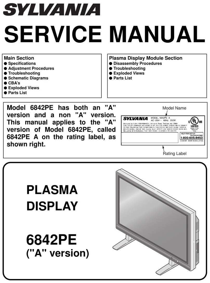 Sylvania 6842PE M User manual Sylvania 6842PE M User manual