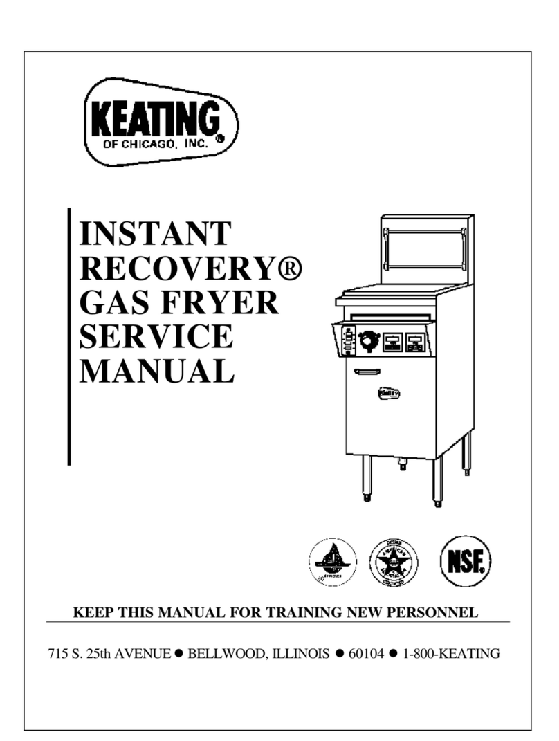 Keating Of Chicago INSTANT RECOVERY Service manual