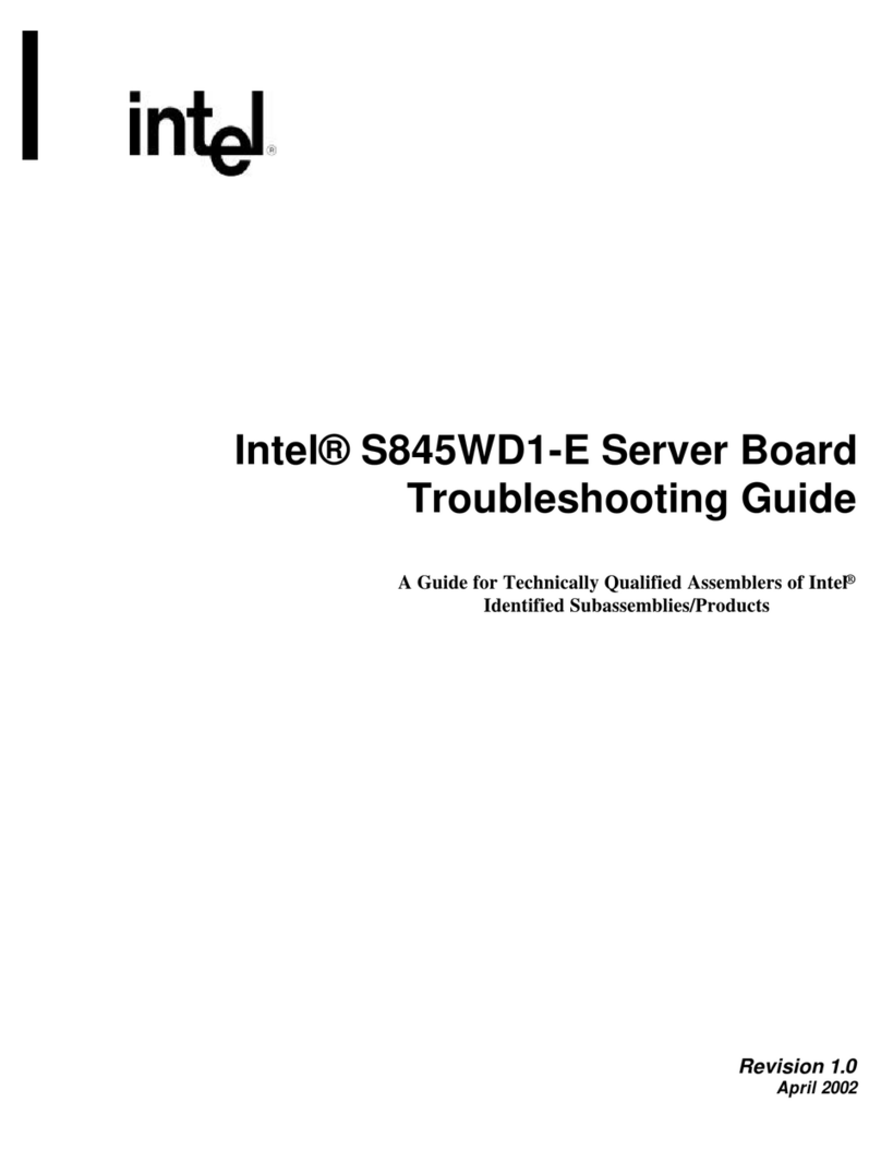 Intel S845WD1-E - Server Board Motherboard User manual