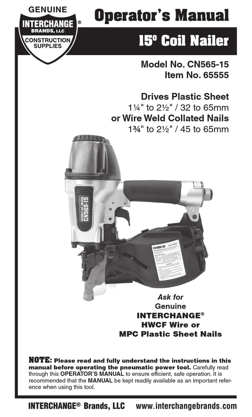 Interchange CN565-15 Operator's manual