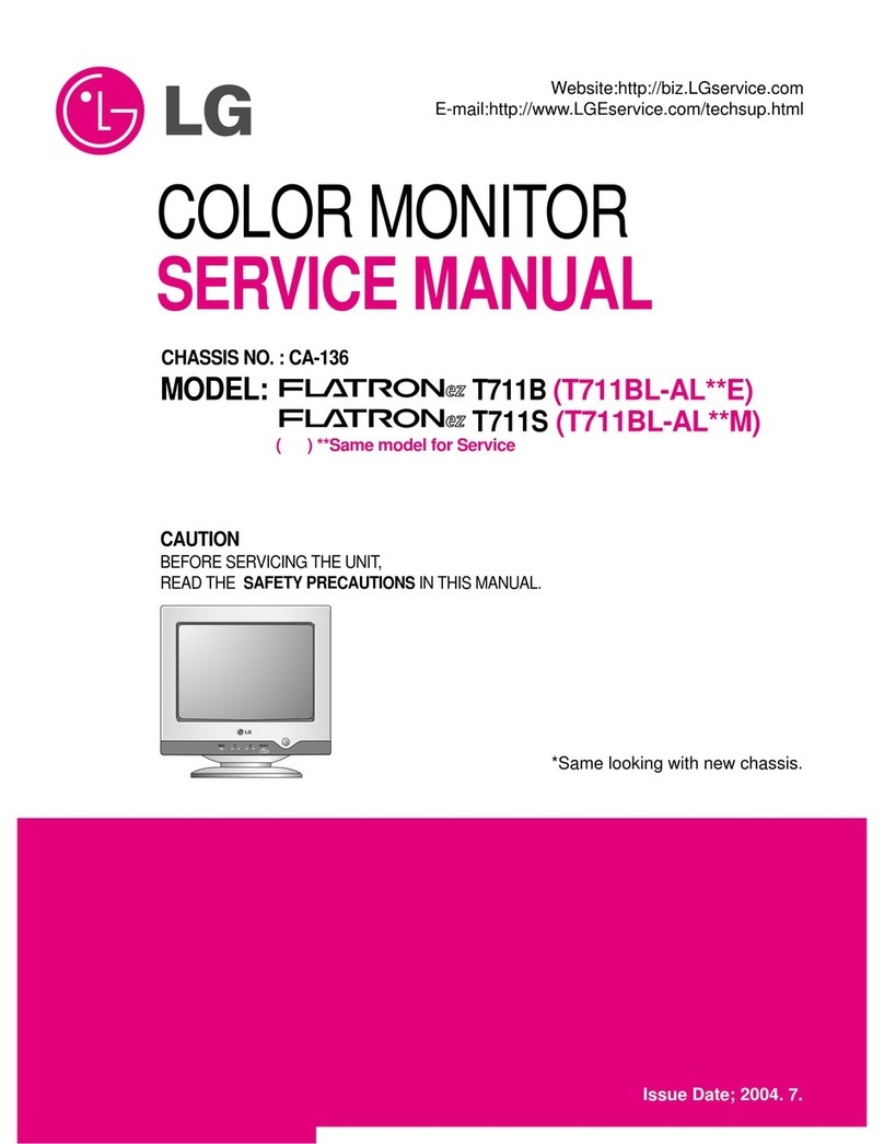 LG Flatron T711B User manual
