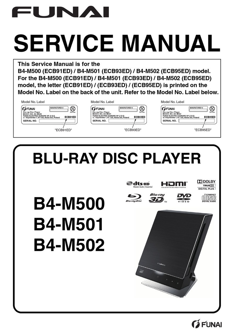 FUNAI B4-M500 Service manual
