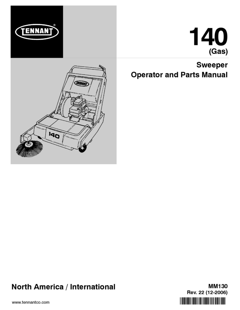 Tennant 140 Operator and parts manual