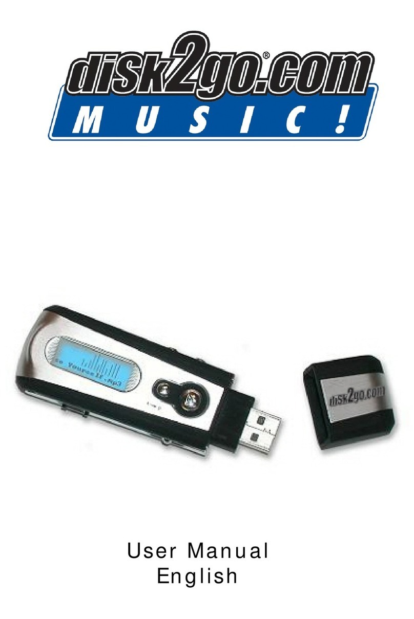 Disc2go Music 128 Mb user manual