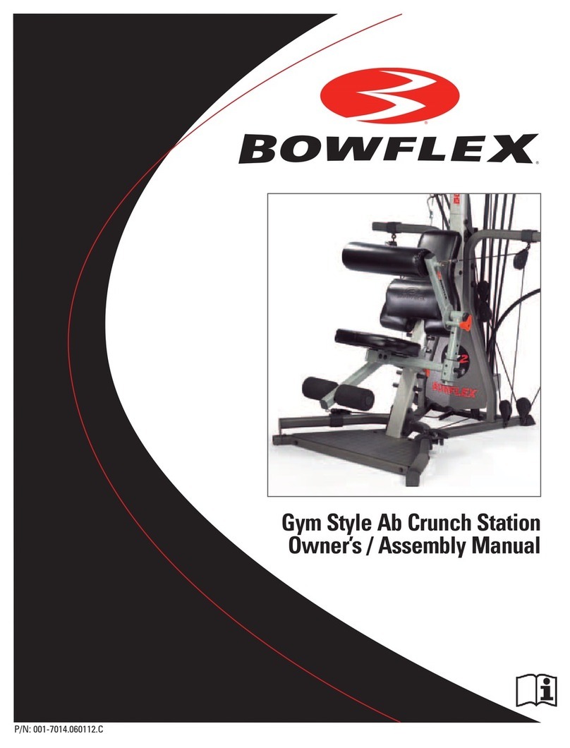 Bowflex Gym Style Ab Crunch Station Owner's/assembly manual