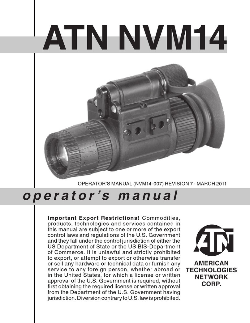 American Technologies Network ATN NVM14 Operator's manual