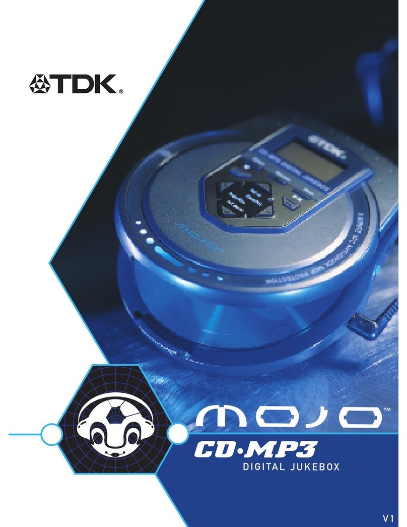 TDK Mojo Manuals