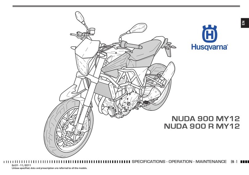 Husqvarna NUDA 900 MY12 Installation and operation manual