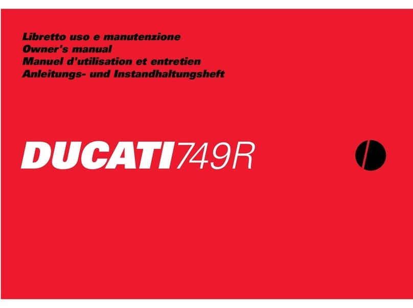 Ducati 749R owner's manual