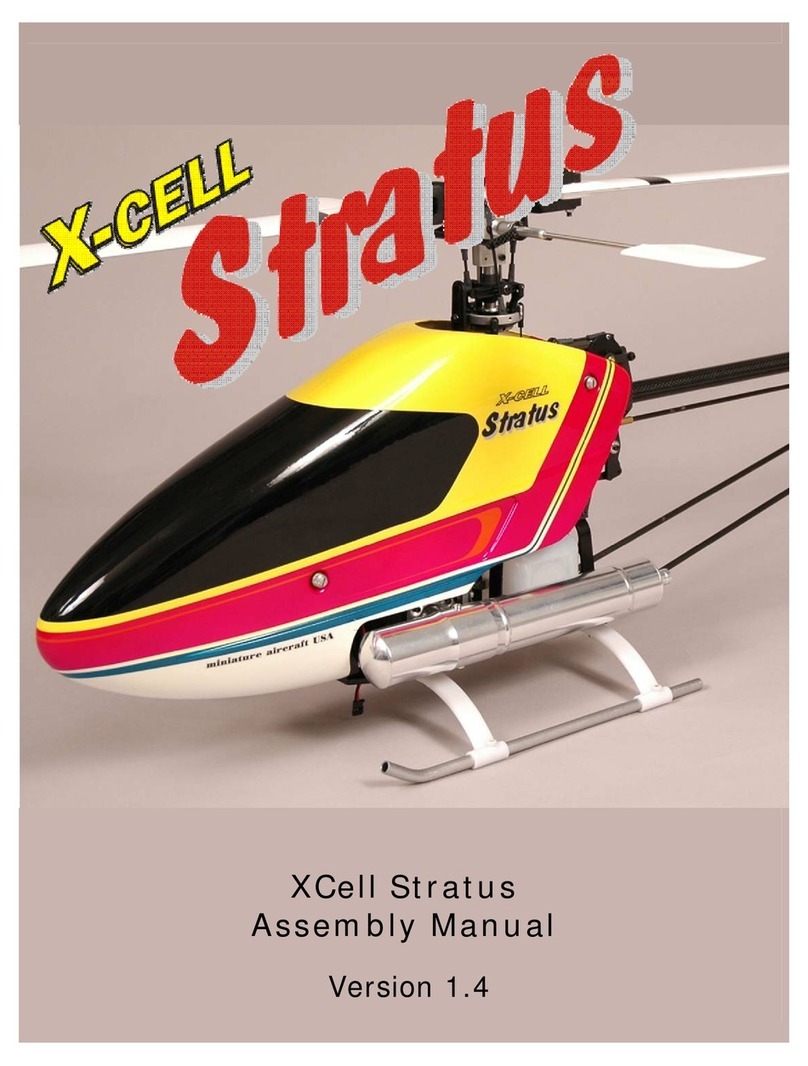 miniature aircraft X-Cell Stratus Assembly manual