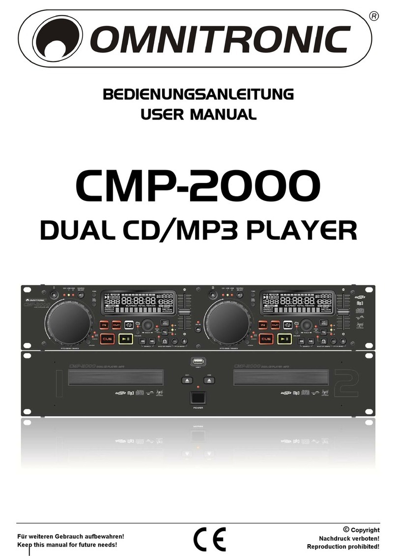 Omnitronic CMP-2000 User manual