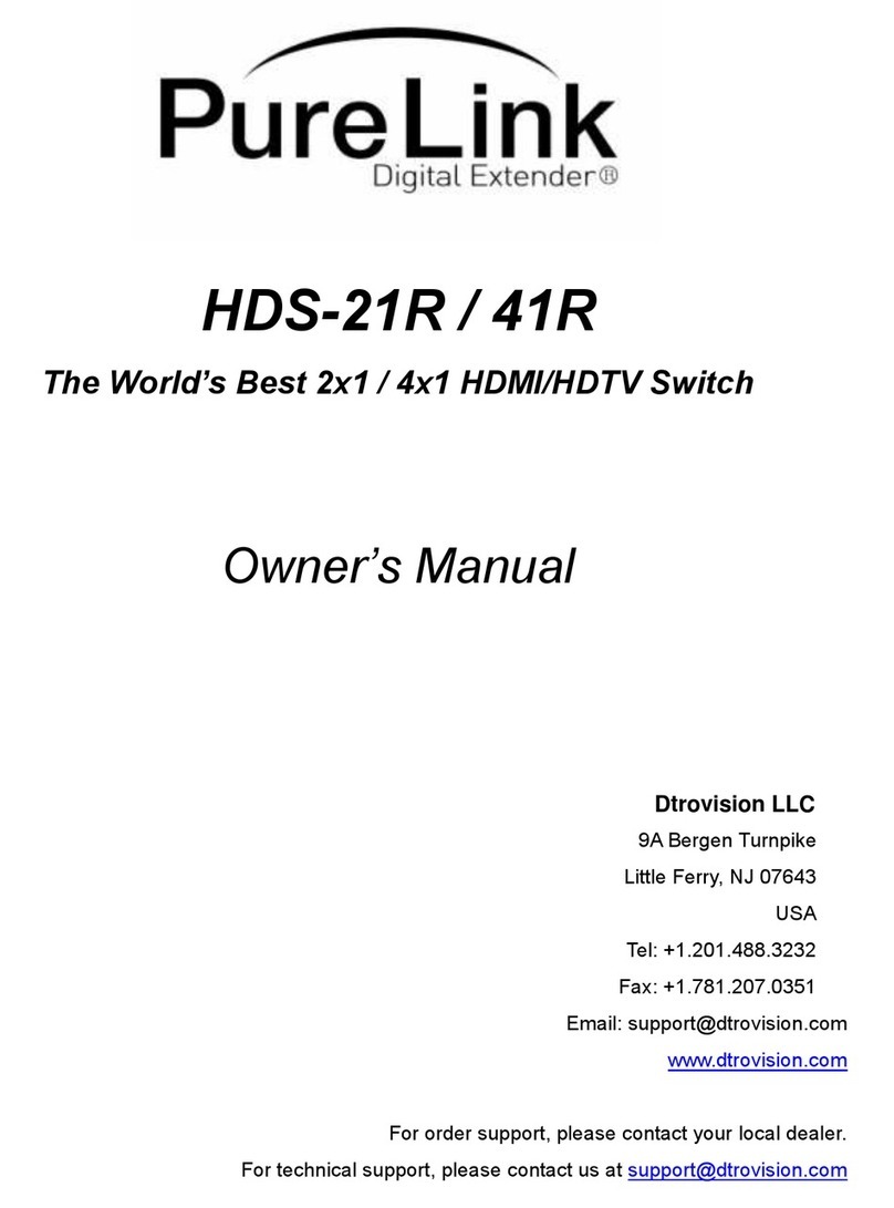 PureLink HDS-21R owner's manual