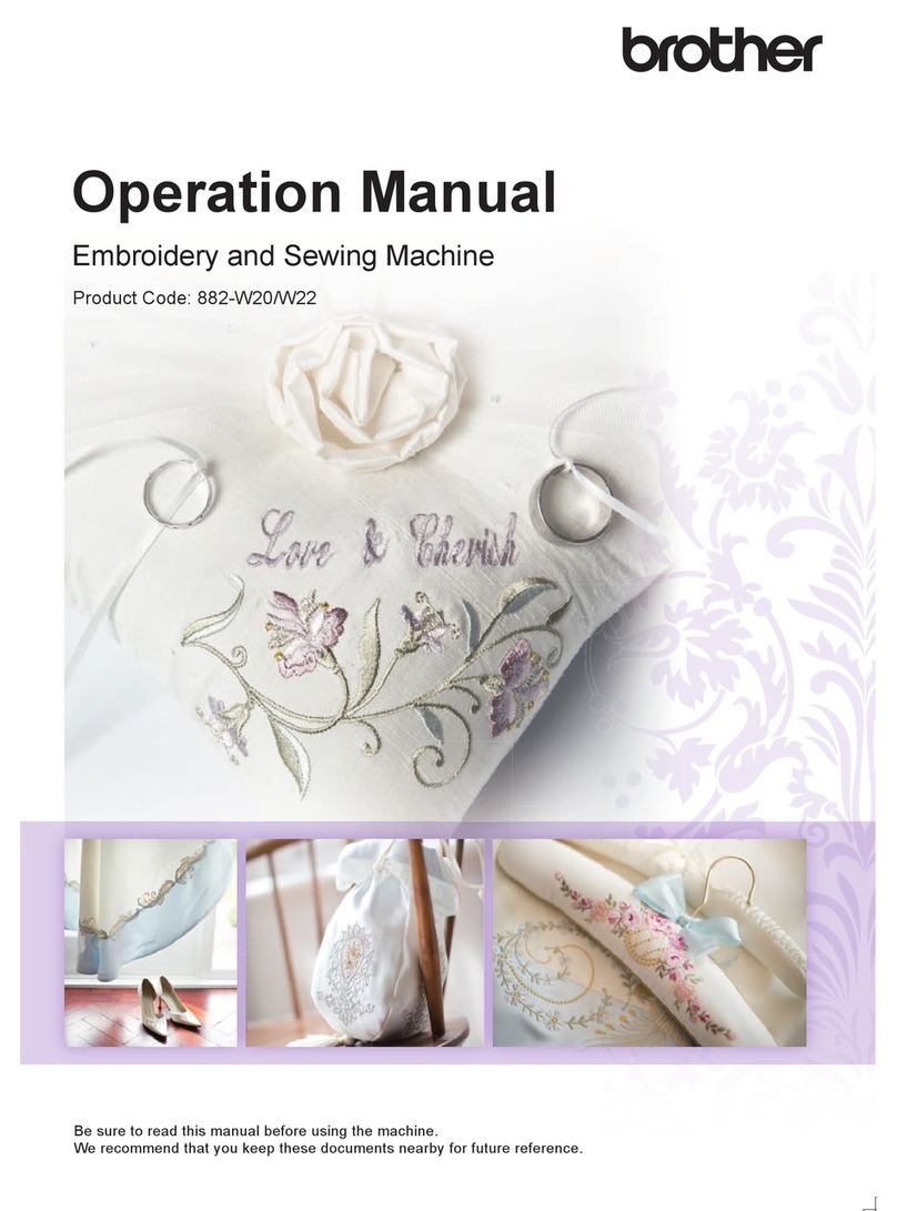 Brother 882-W20/W22 Operation manual