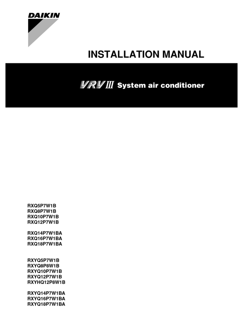 Daikin RXQ5P7W1B User manual