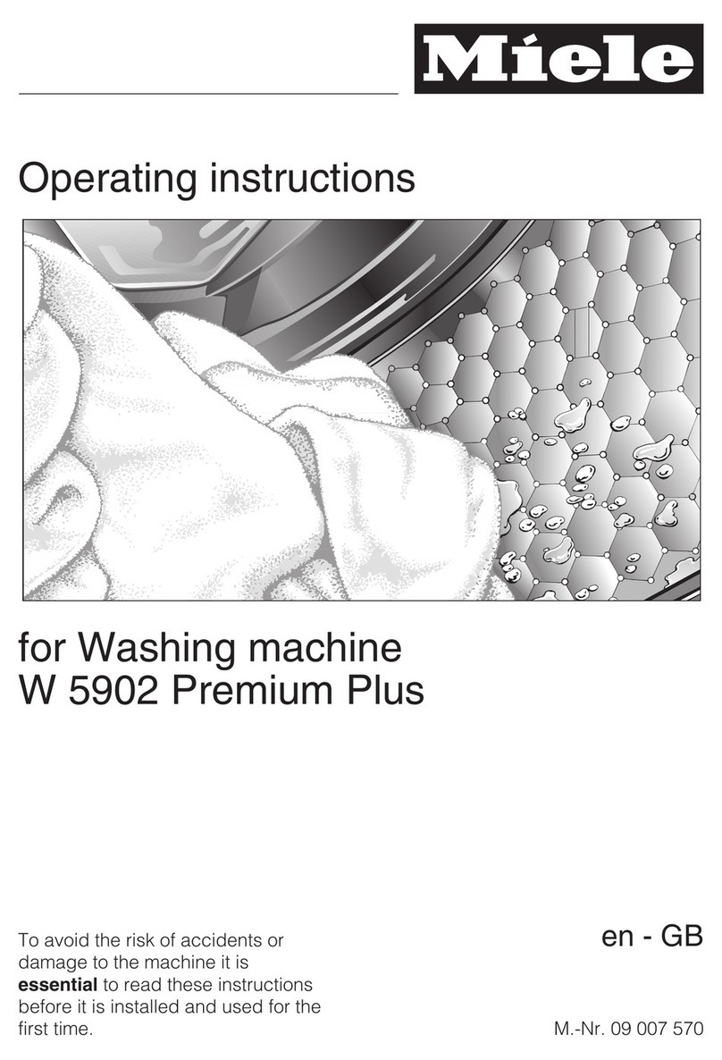 Miele W 5902 Premium Plus User manual