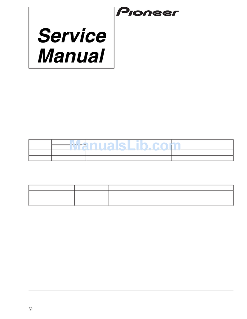 Pioneer VSX-D939TX Service manual