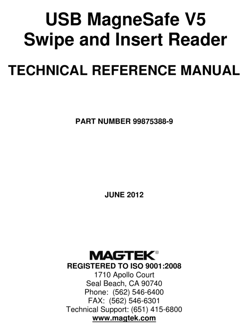 Magtek 99875388-9 Product manual