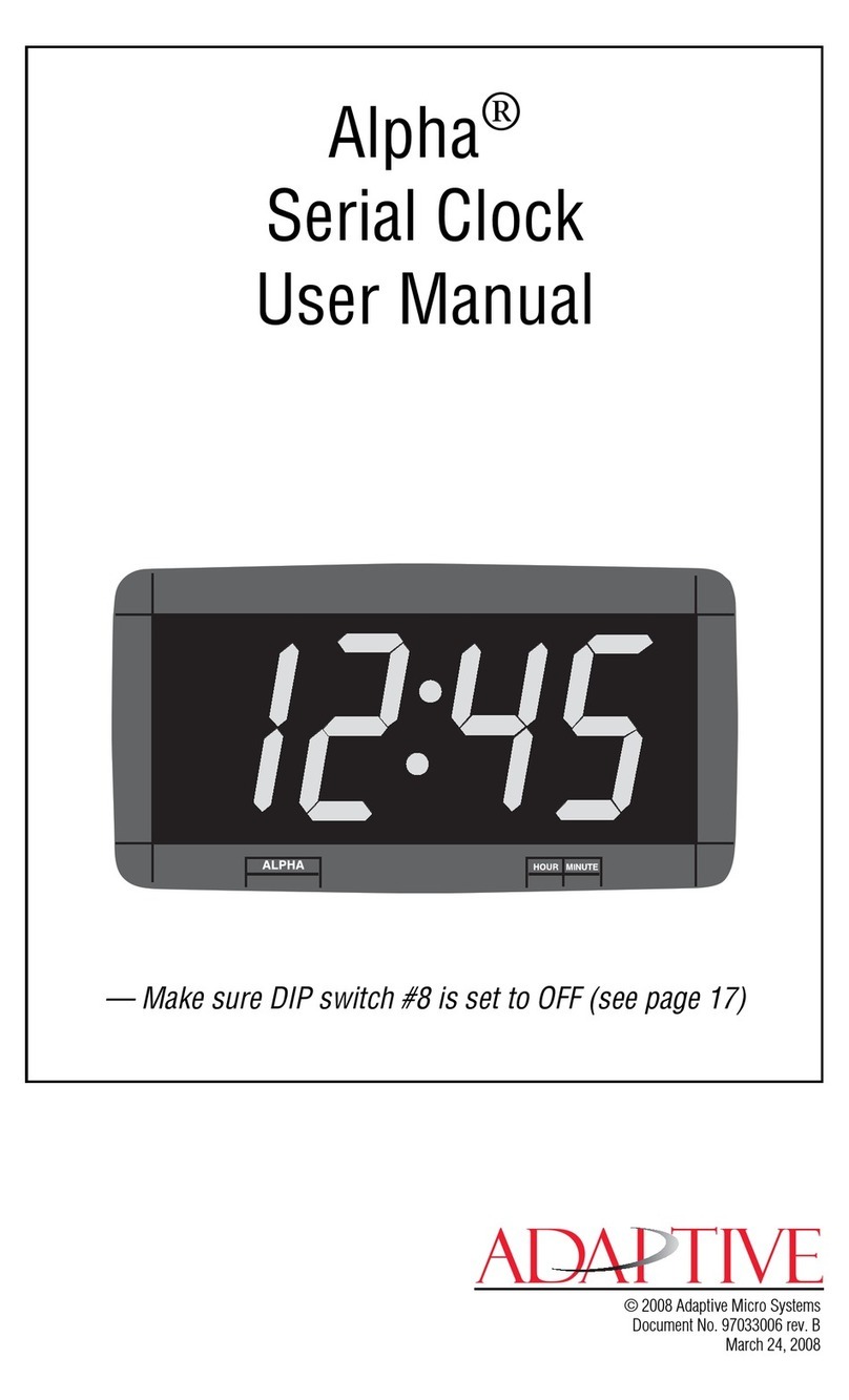 Adaptive Micro Systems Alpha user manual Adaptive Micro Systems Alpha user manual