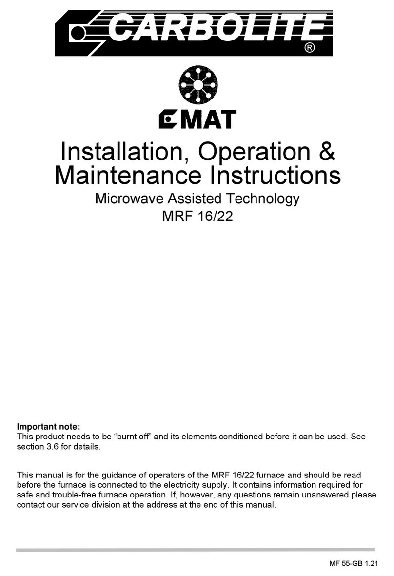 Carbolite MRF 22 Manual