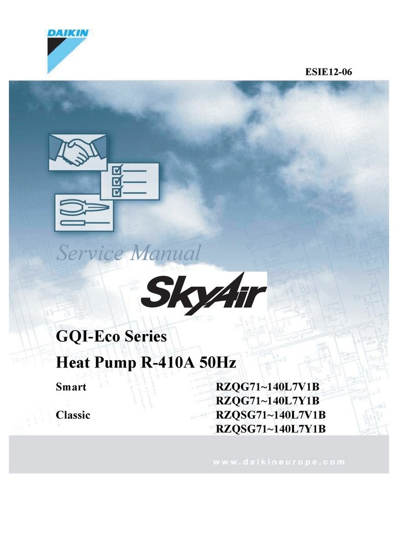 Daikin ZQG71~140L7V1B Service manual