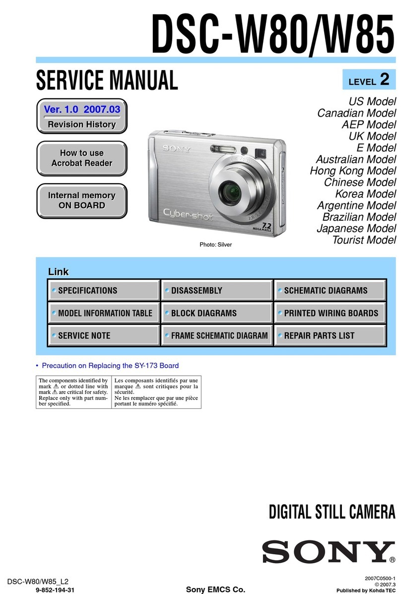 Sony Cyber-shot DSC-W80 User manual