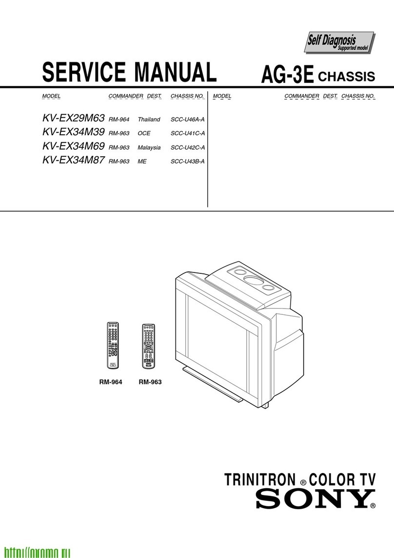 Sony TRINITRON KV-EX29M63 User manual