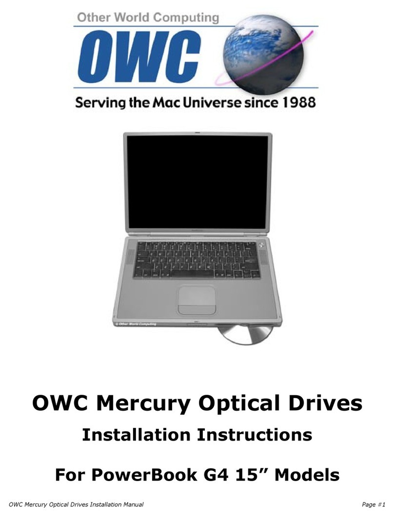 OWC Mercury installation instructions
