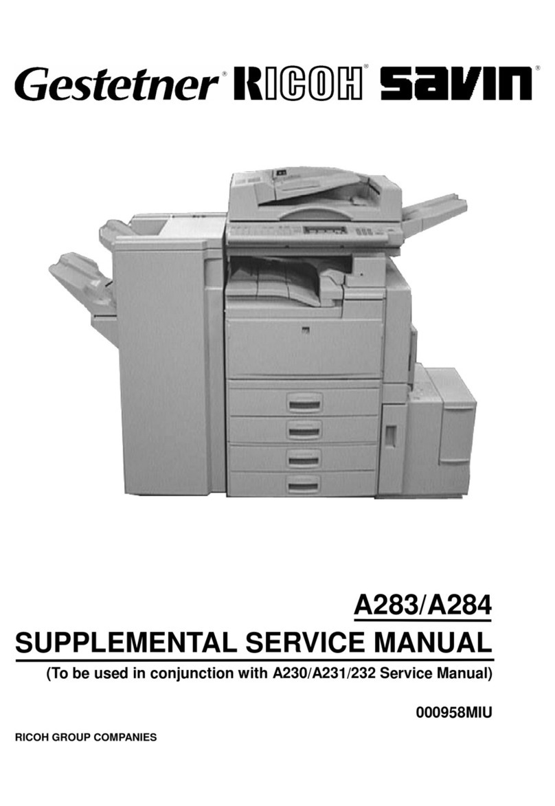 Ricoh A284 Service manual