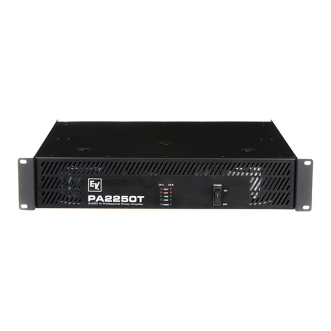 Electro-Voice PA1250T User manual Electro-Voice PA1250T User manual