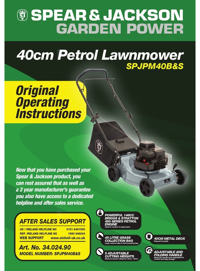 Spear & Jackson SPJPM40B operating instructions