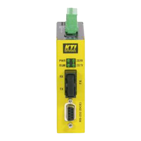 KTI Networks KSC-200 Series User manual