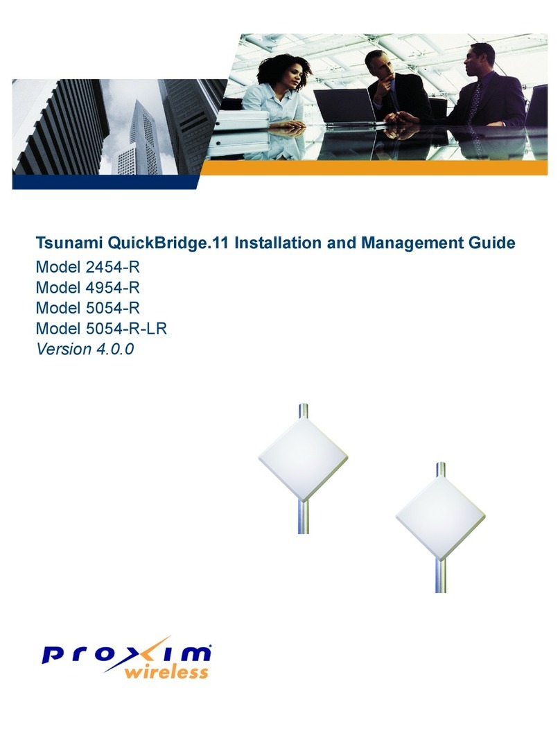 Proxim Tsunami QuickBridge 2454-R installation guide Proxim Tsunami QuickBridge 2454-R installation guide