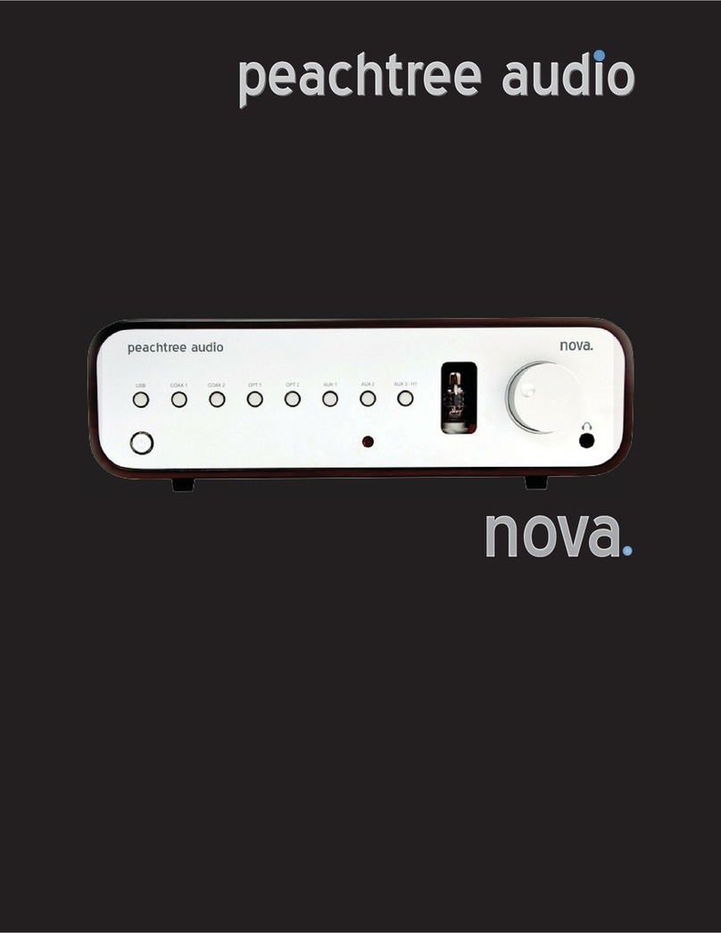 Peachtree Audio Nova owner's manual