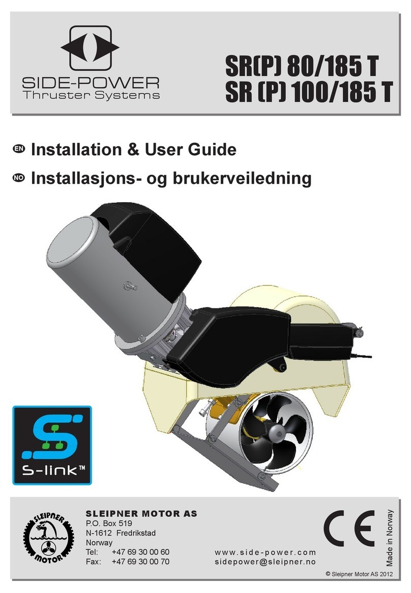 Side-Power SR(P) 80/185 T Operation manual