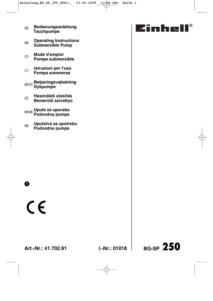 EINHELL BG-SP 250 operating instructions