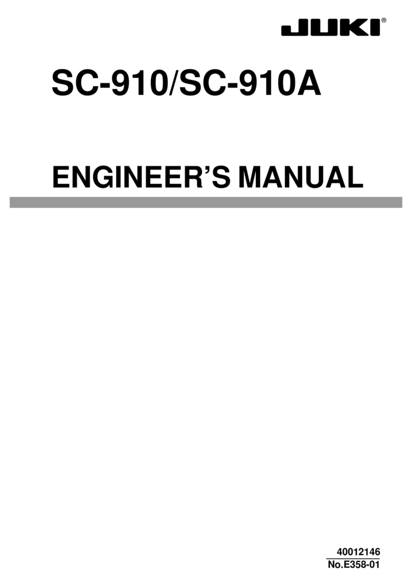 JUKI SC-910 Engineer's manual